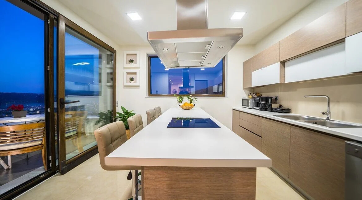 Luxury Villa with a helipad at Chania Crete 3