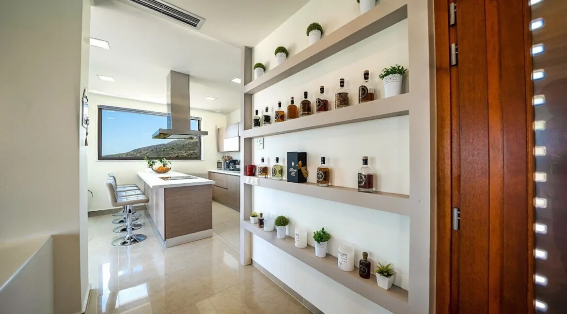 Luxury Villa with a helipad at Chania Crete 5