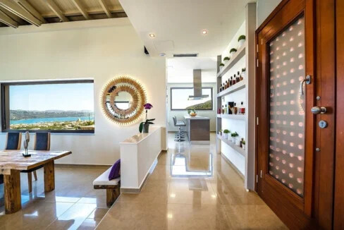Luxury Villa with a helipad at Chania Crete 6