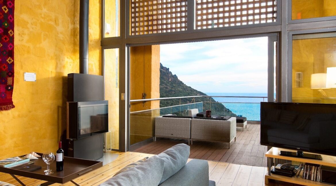 Luxury villas at Chania Crete Greece, Crete Greece Properties for Sale. Buy Seaview Villa Crete Island 1