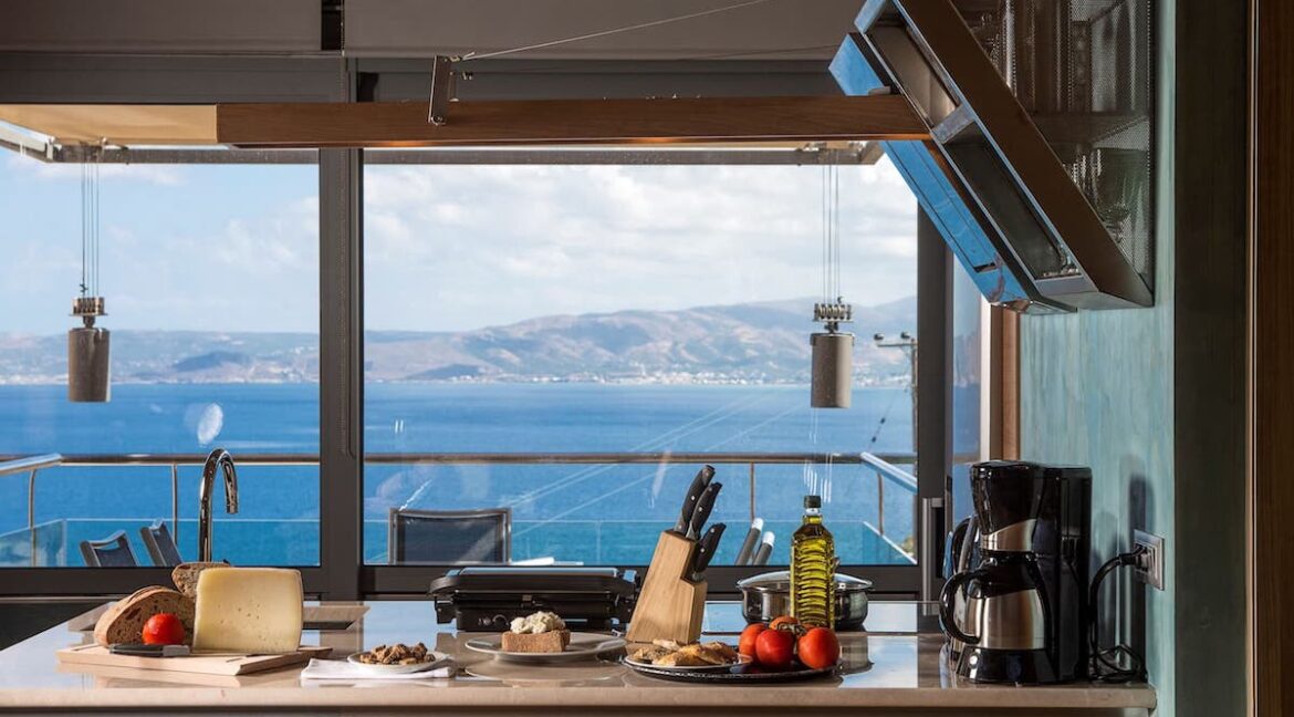 Luxury villas at Chania Crete Greece, Crete Greece Properties for Sale. Buy Seaview Villa Crete Island 37