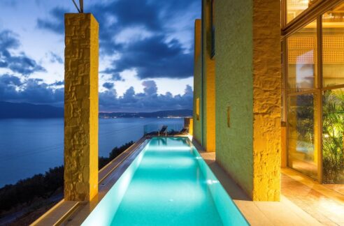 Luxury villas at Chania Crete Greece, Crete Greece Properties for Sale. Buy Seaview Villa Crete Island