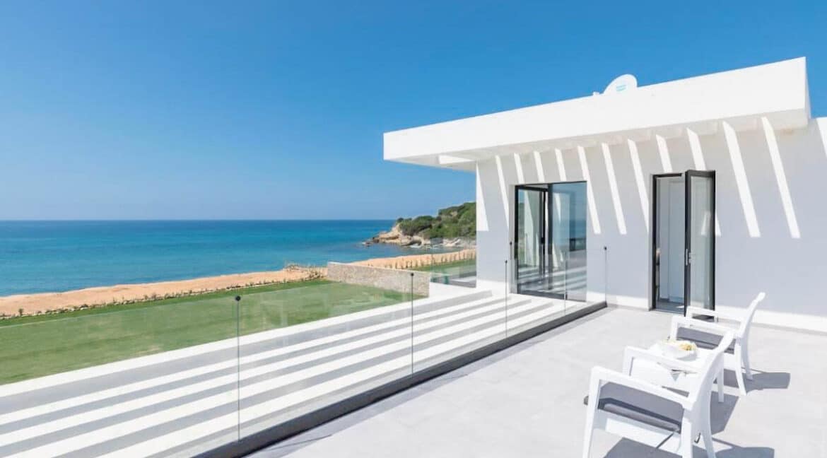 2 Seafront Villas for sale at Corfu Greece. Corfu Luxury Properties for sale. Seafront Houses Greek Islands 30