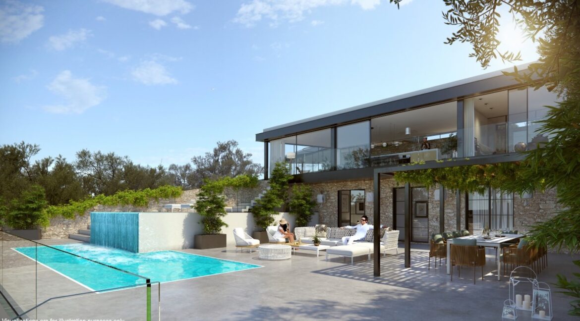 Seafront Villa Lefkada, the last one available. Luxury Villa under construction5