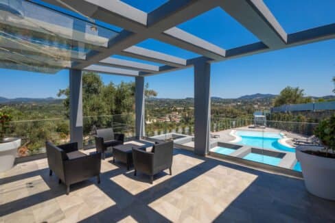 Sea View Villa for Sale in Corfu Island Greece. Luxury Property Corfu Greece 1