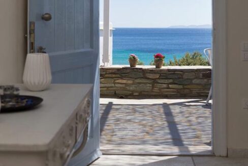 Beach House in Tinos island Cyclades Greece, Homes in Cyclades Greece, Seafront Homes Greek Islands