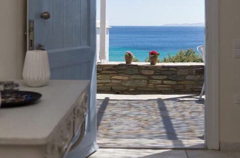 Beach House in Tinos island Cyclades Greece, Homes in Cyclades Greece, Seafront Homes Greek Islands