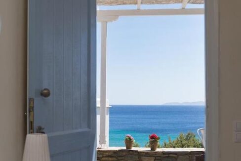 Beach House in Tinos island Cyclades Greece, Homes in Cyclades Greece, Seafront Homes Greek Islands 1