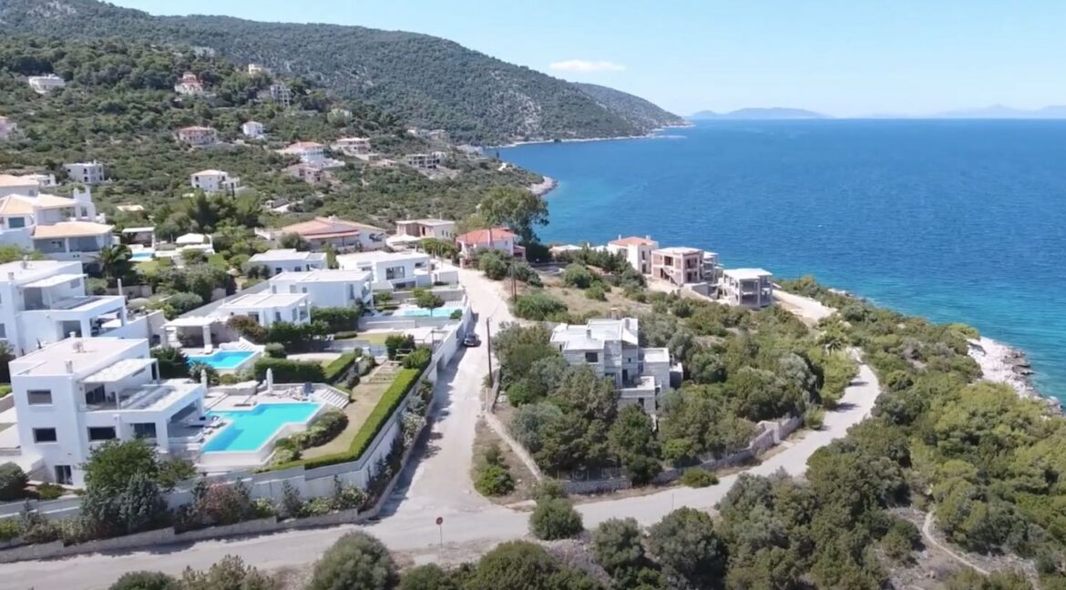 Sea View Villa in Peloponnese, 1 hour from Athens, Seafront Properties in Greece, seafront houses Mainland Greece 2