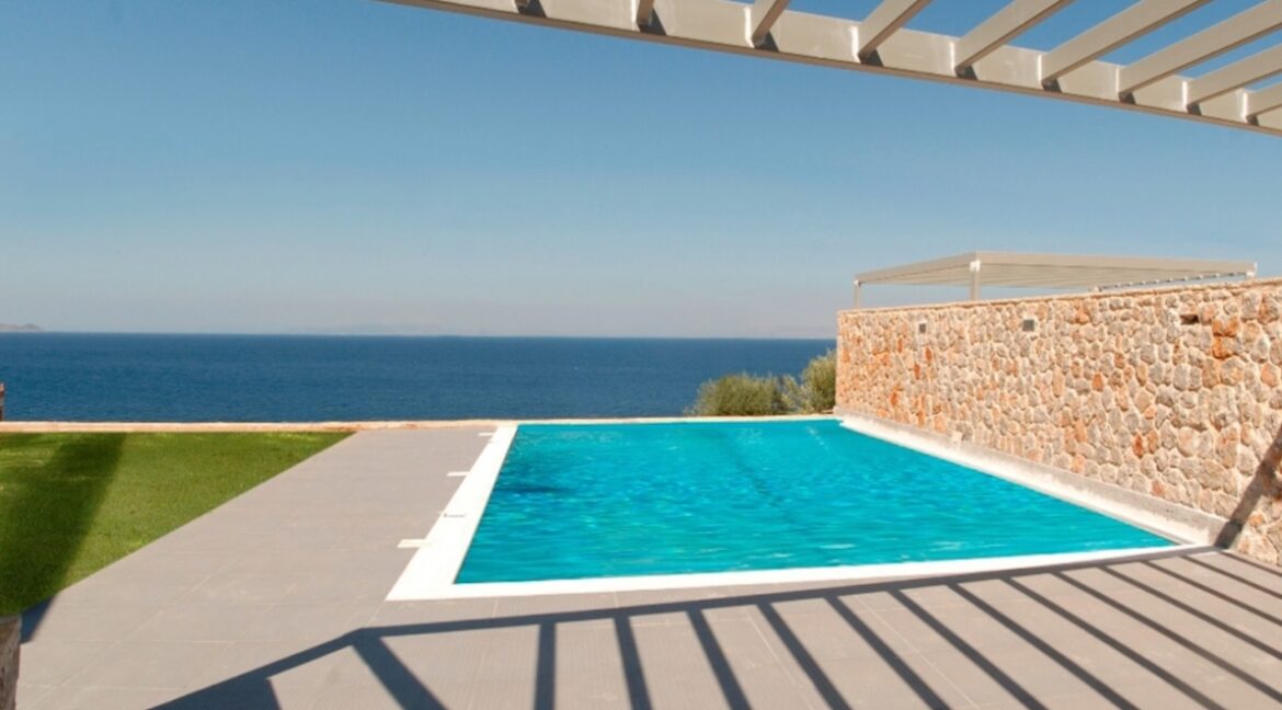 Sea View Villa in Peloponnese, 1 hour from Athens, Seafront Properties in Greece, seafront houses Mainland Greece