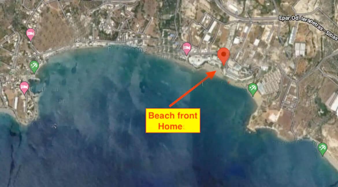 Seafront House in Crete Greece, Buy House in Crete island Greece