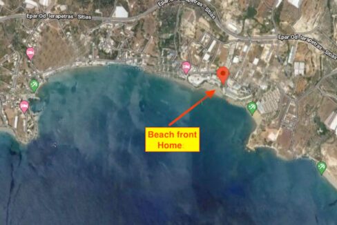 Seafront House in Crete Greece, Buy House in Crete island Greece