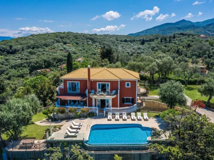 Beachfront Villa in Corfu for sale