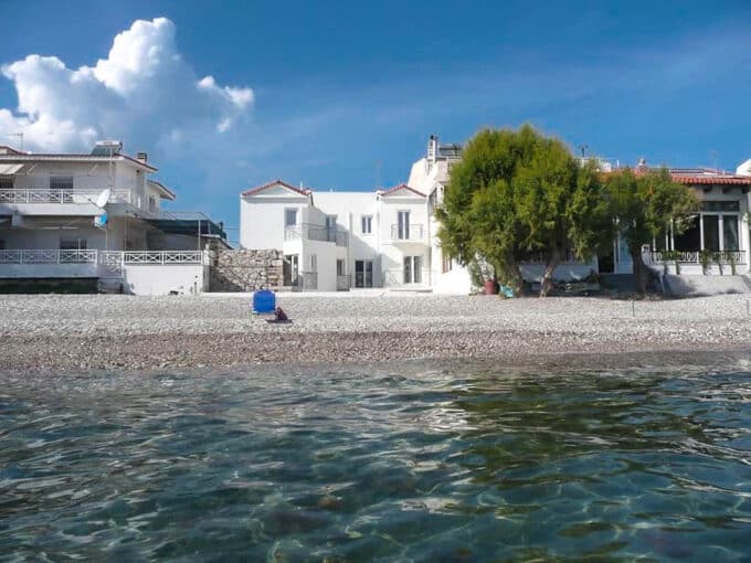 Seafront Property in Samos Island Greece, Seafront House in Greek Islands. Samos Property Greece