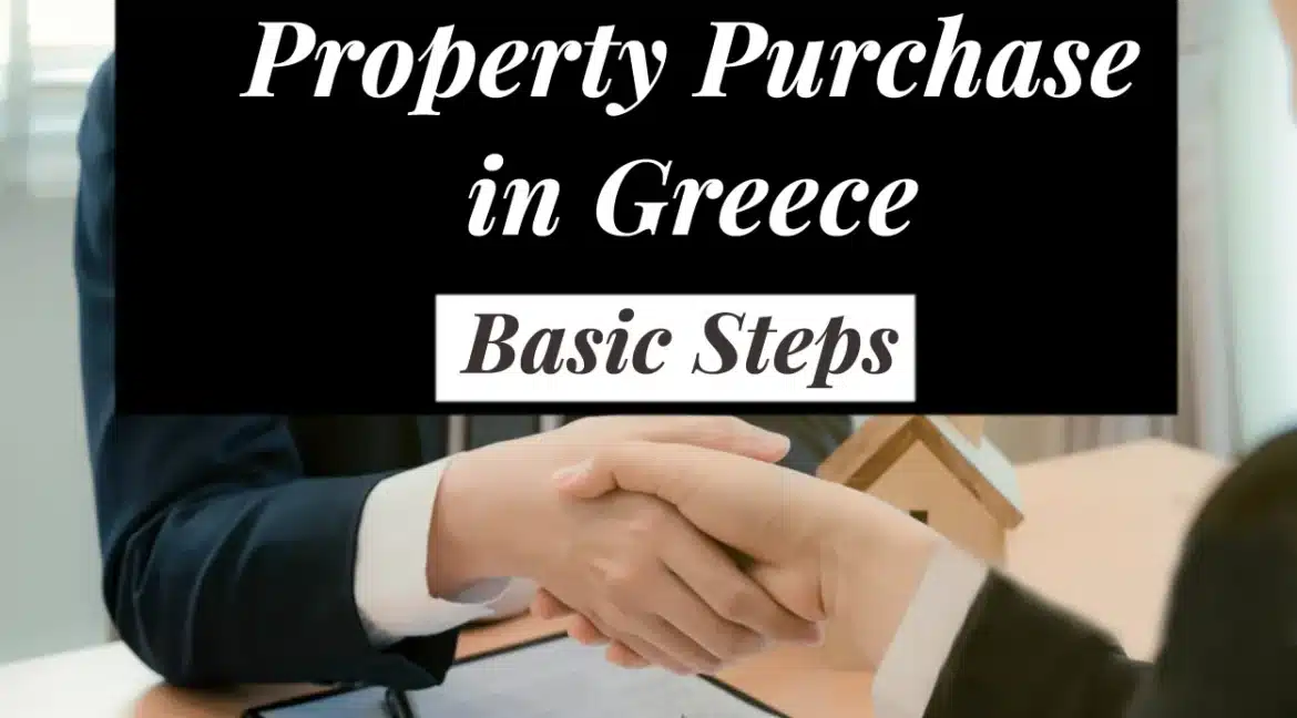 Steps in property purchase in Greece