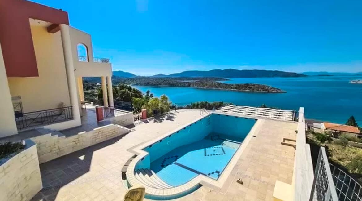 Villa with sea view 1 hour form Athens, Nea Peramos for Sale. Property Outside Attica for sale