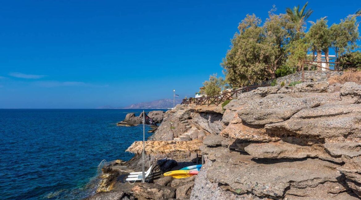 Beachfront Villa in Crete, Seafront Villa Greek Island, Seafront Property for Sale Crete Greece 1