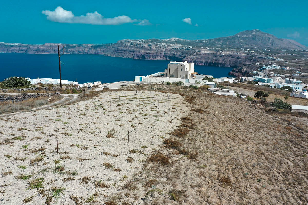Caldera View Land Plot Santorini to be built