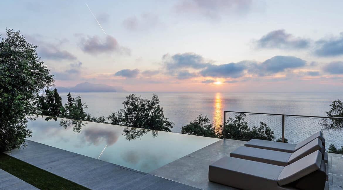 Cliff Villa with amazing views in Corfu Greece for sale, Corfu Luxury Homes, Corfu Island Properties 1