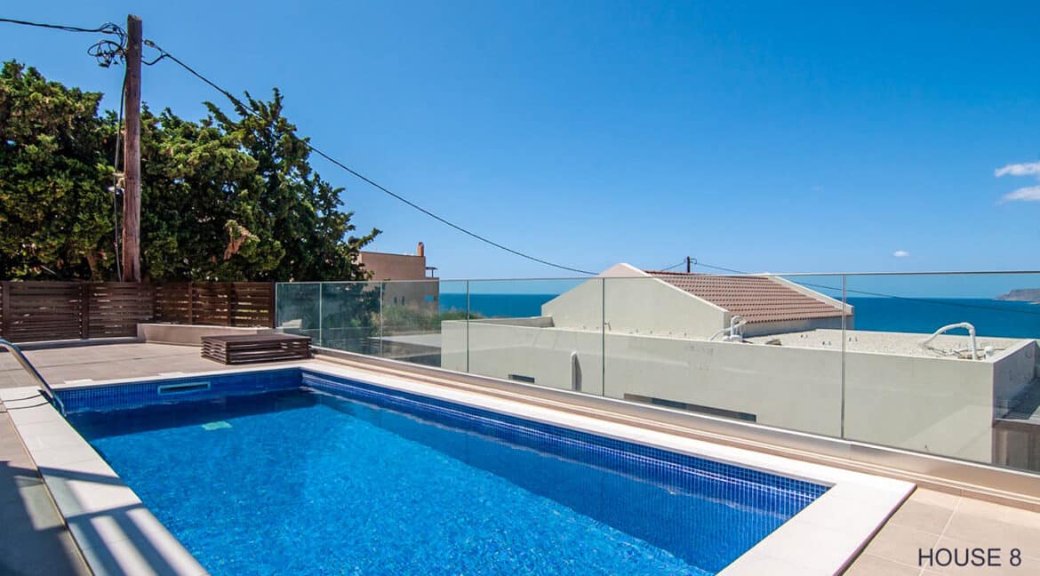 House with sea view and pool near Chania Crete 1