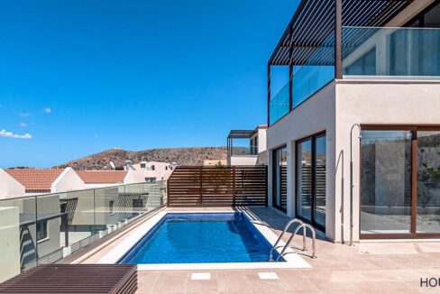 House with sea view and pool near Chania Crete 15