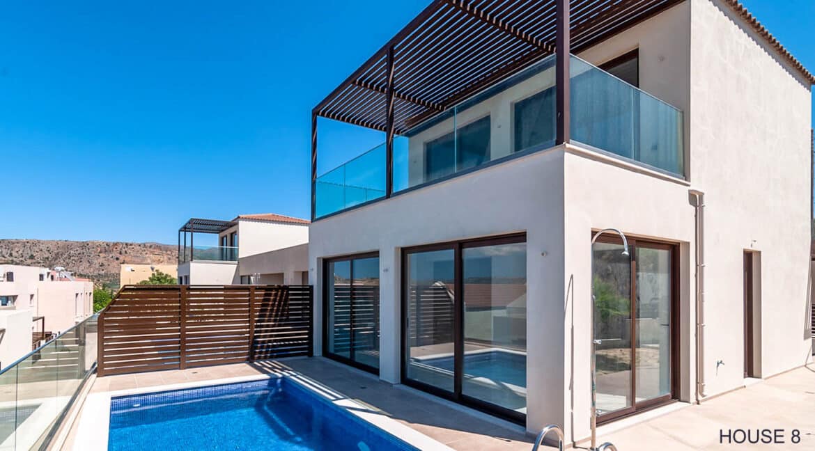 House with sea view and pool near Chania Crete 3