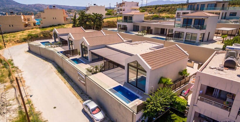 House with sea view and pool near Chania Crete Greece