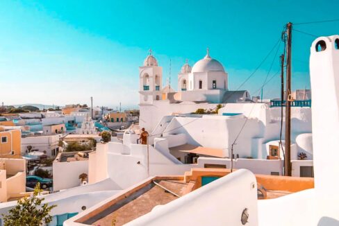 Houses in Megalochori Santorini, Buy House Santorini Greece 1