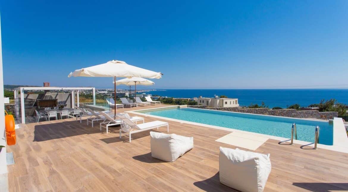 Sea View Minimal Villa in Rhodes Island. Luxury Properties Rhodes Greece, Luxury Homes for Sale in Rodos Greece