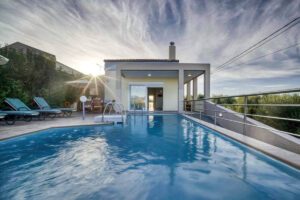 Sea View Property near Rethymno Crete in Greece for sale. Villas for Sale Crete Greece