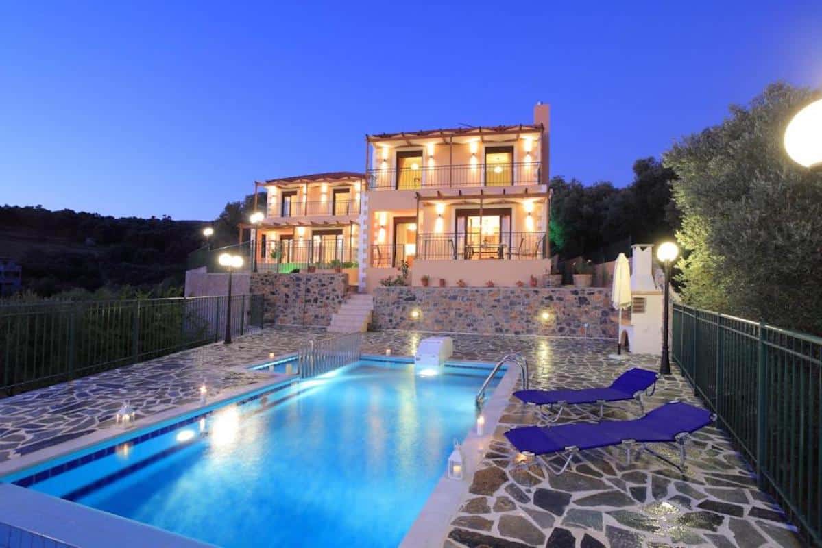 2 Sea View Villas Rethymnon Crete