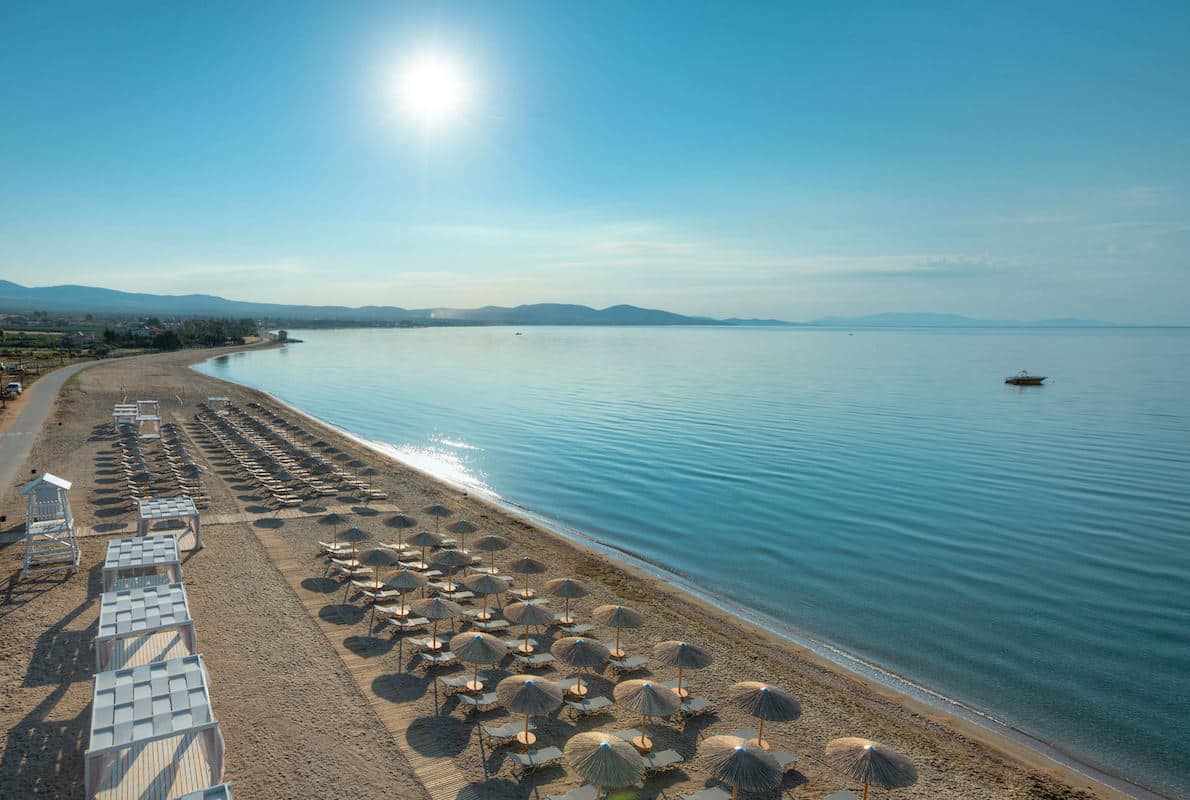 Seafront Land Halkidiki for sale, Land to build in Chalkidiki