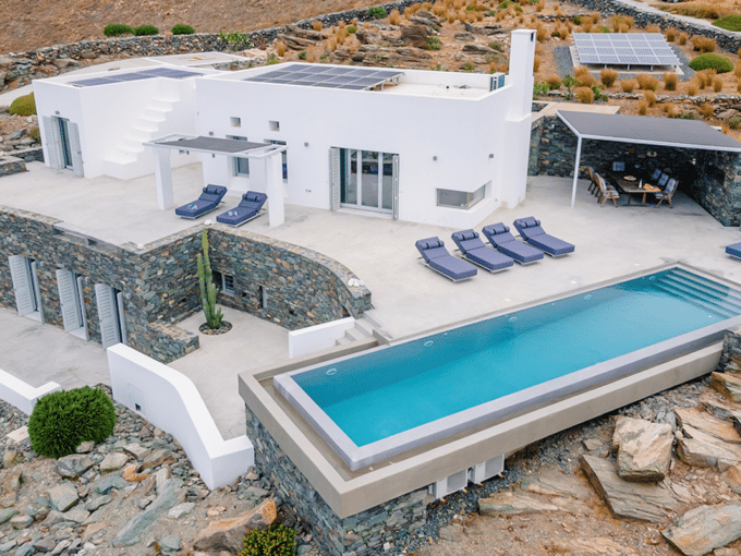 Villa in Greek Island Syros for sale, Villas in Greek Islands