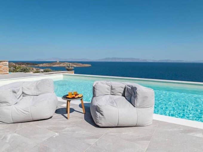 Villa in Syros Greece with panoramic views for sale. Property in Greek Island