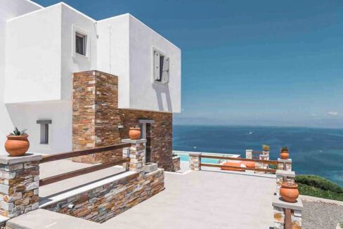 Villa in Syros Greece with panoramic views for sale. Property in Greek Island 8