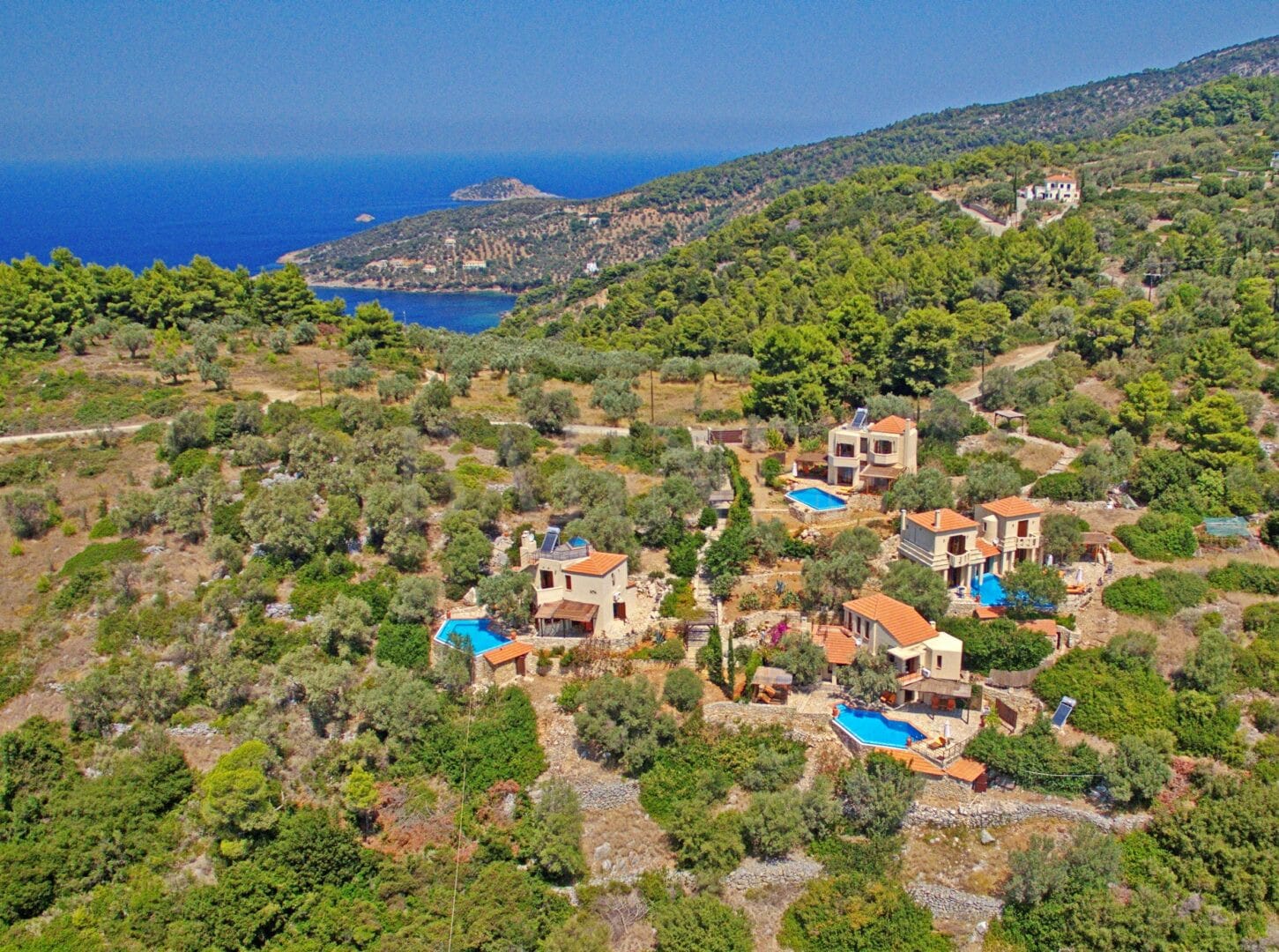 Complex of 4 Villas on Alonnisos island