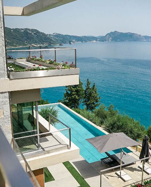 Cliff Villa with amazing views in Corfu Greece for sale, Corfu Luxury Homes, Corfu Island Properties 10