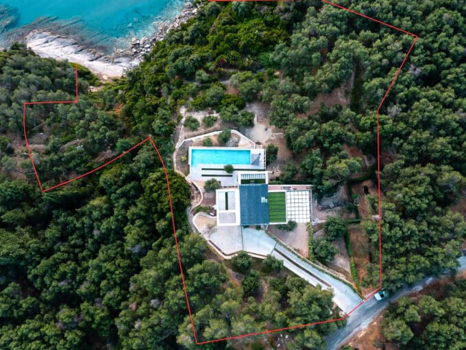 Cliff Villa with amazing views in Corfu Greece for sale, Corfu Luxury Homes, Corfu Island Properties