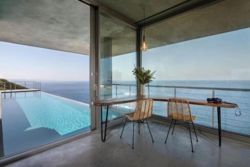 Modern design villa of 1 bedroom with amazing view in Zakynthos, Luxury Minimal Property Zakynthos, Minimal villa for sale 14