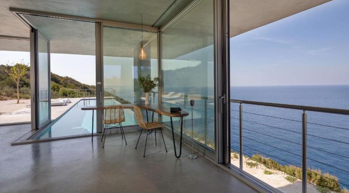 Modern design villa of 1 bedroom with amazing view in Zakynthos, Luxury Minimal Property Zakynthos, Minimal villa for sale 16
