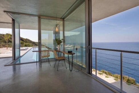 Modern design villa of 1 bedroom with amazing view in Zakynthos, Luxury Minimal Property Zakynthos, Minimal villa for sale 16