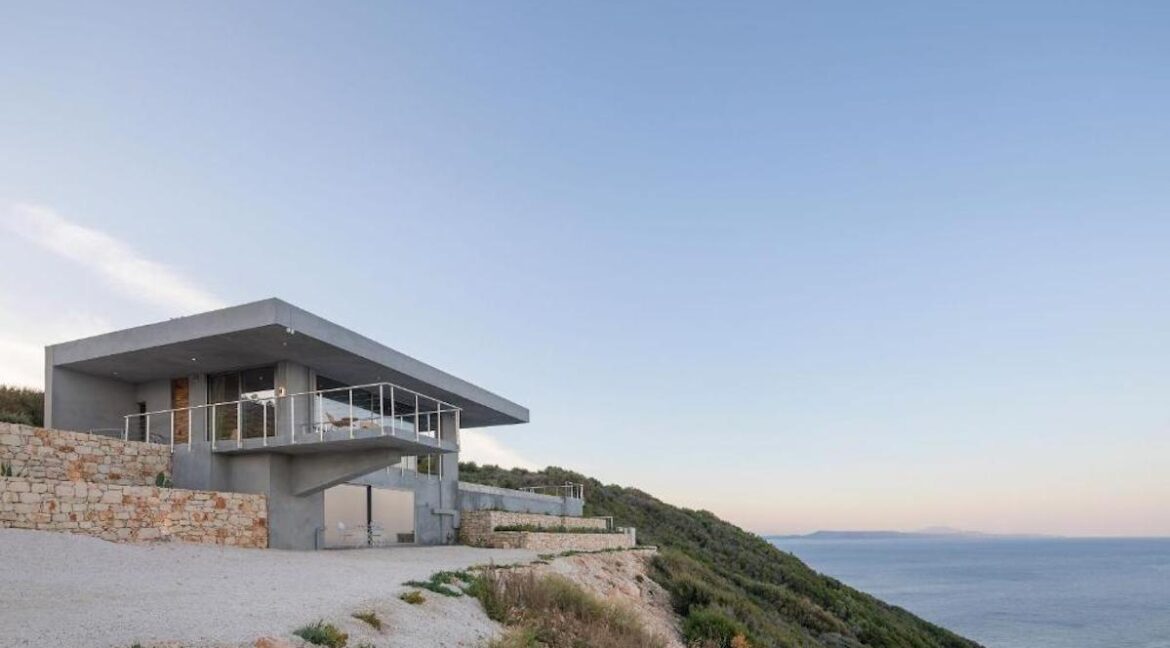 Modern design villa of 1 bedroom with amazing view in Zakynthos, Luxury Minimal Property Zakynthos, Minimal villa for sale 23