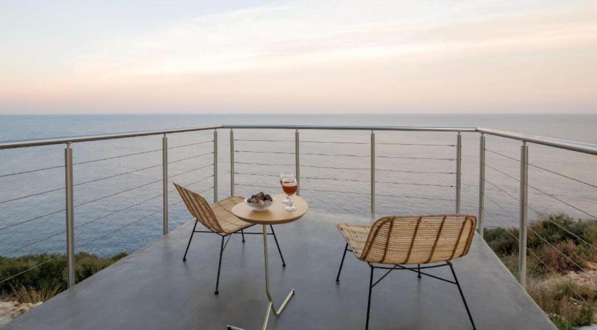 Modern design villa of 1 bedroom with amazing view in Zakynthos, Luxury Minimal Property Zakynthos, Minimal villa for sale 24