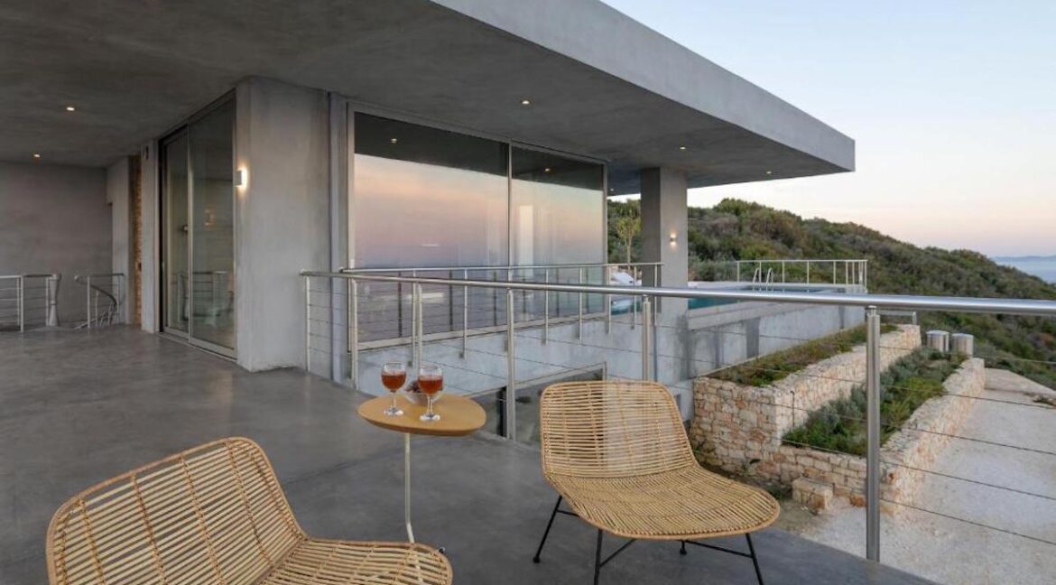Modern design villa of 1 bedroom with amazing view in Zakynthos, Luxury Minimal Property Zakynthos, Minimal villa for sale 25