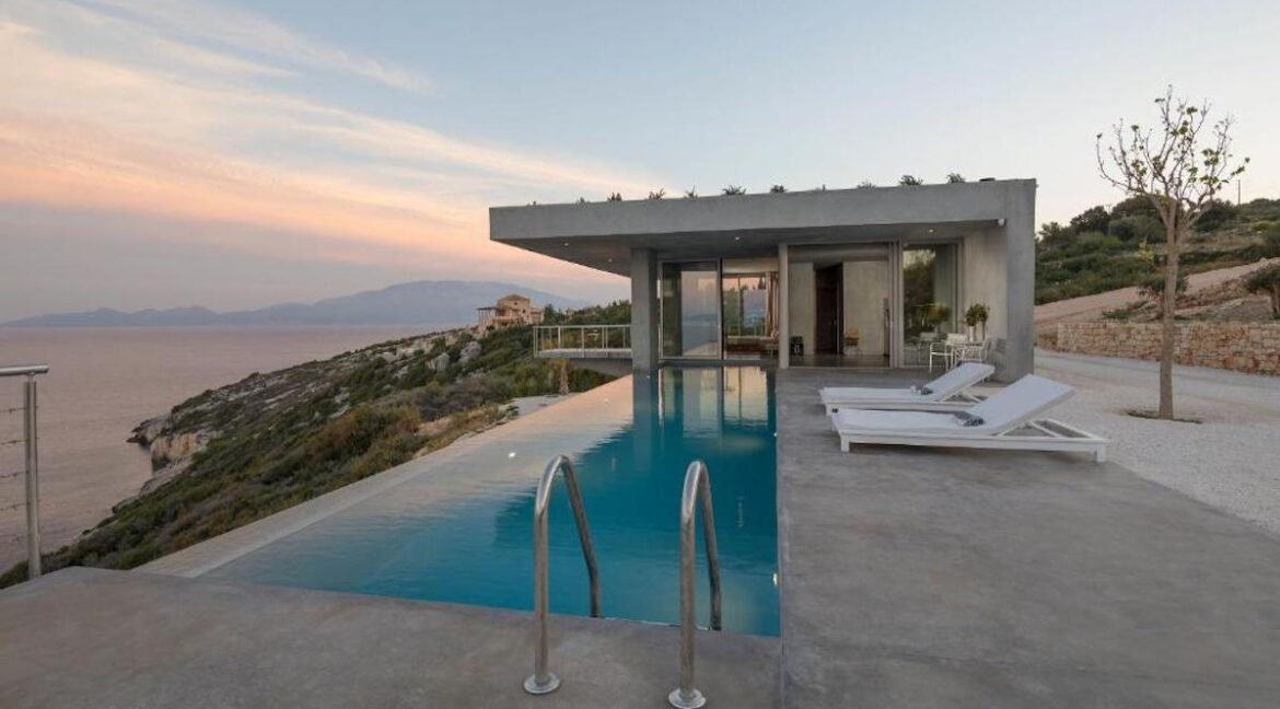 Modern design villa of 1 bedroom with amazing view in Zakynthos, Luxury Minimal Property Zakynthos, Minimal villa for sale 26