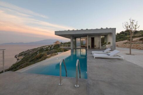 Modern design villa of 1 bedroom with amazing view in Zakynthos, Luxury Minimal Property Zakynthos, Minimal villa for sale 26