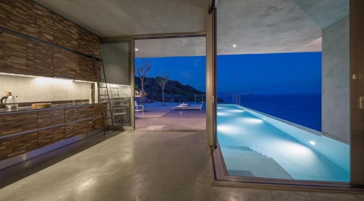 Modern design villa of 1 bedroom with amazing view in Zakynthos, Luxury Minimal Property Zakynthos, Minimal villa for sale 29