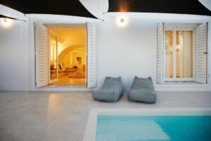 Big house Santorini for sale, Two separate apartments in Santorini Greece for sale