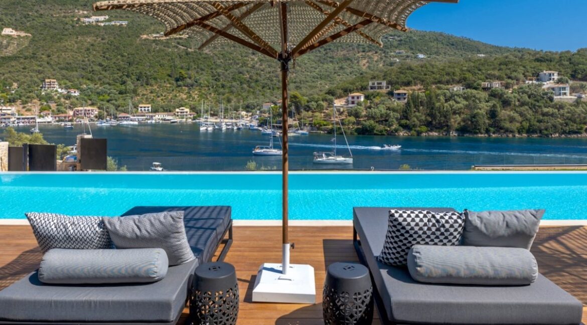 Seafront brand new villas in Lefkada Island Greece with stunning sea views. Luxury Seafront Villas Greece for Sale 4