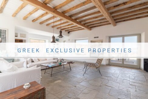Villa at Ftelia Mykonos Greece for Sale, Mykonos Villa for sale. Property Mykonos Greece 3